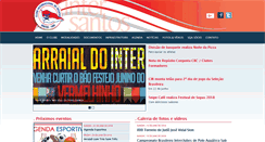 Desktop Screenshot of intersantos.com.br