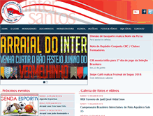 Tablet Screenshot of intersantos.com.br